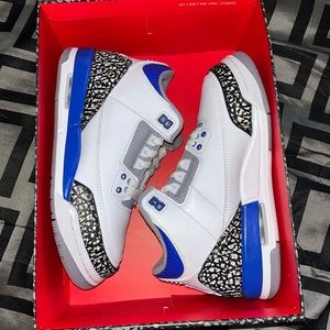 Air jordan 3 racer blue gs size 6y